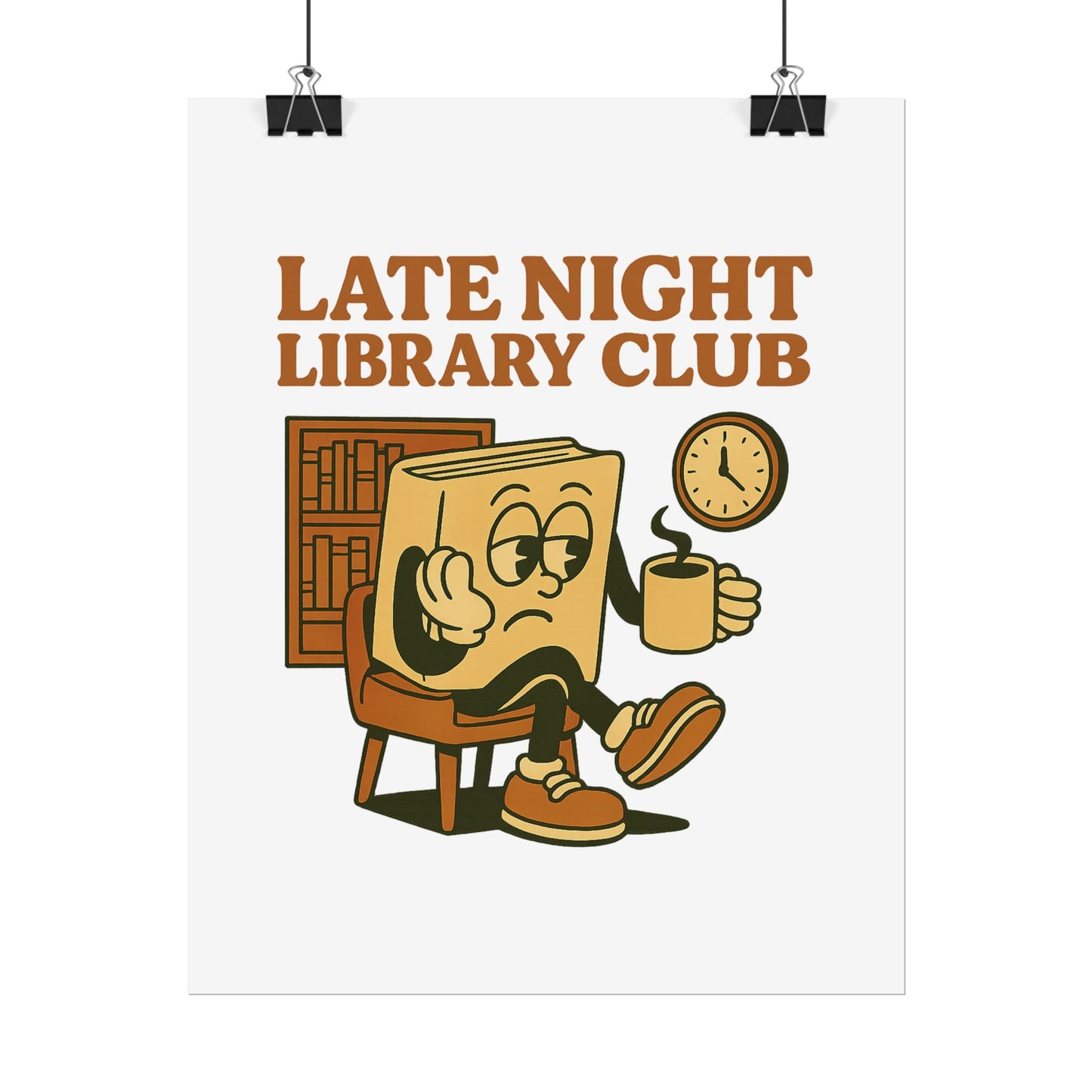 Late Night Library Club Posters