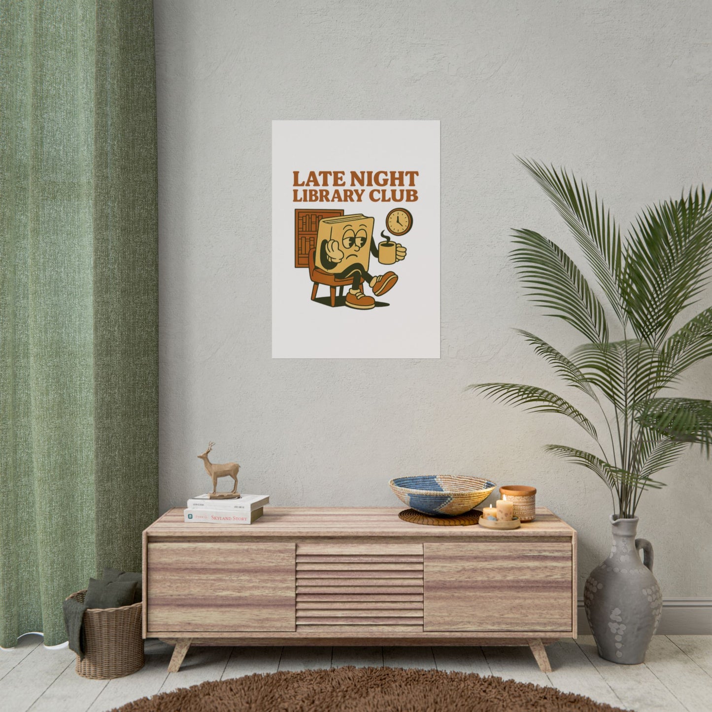 Late Night Library Club Posters