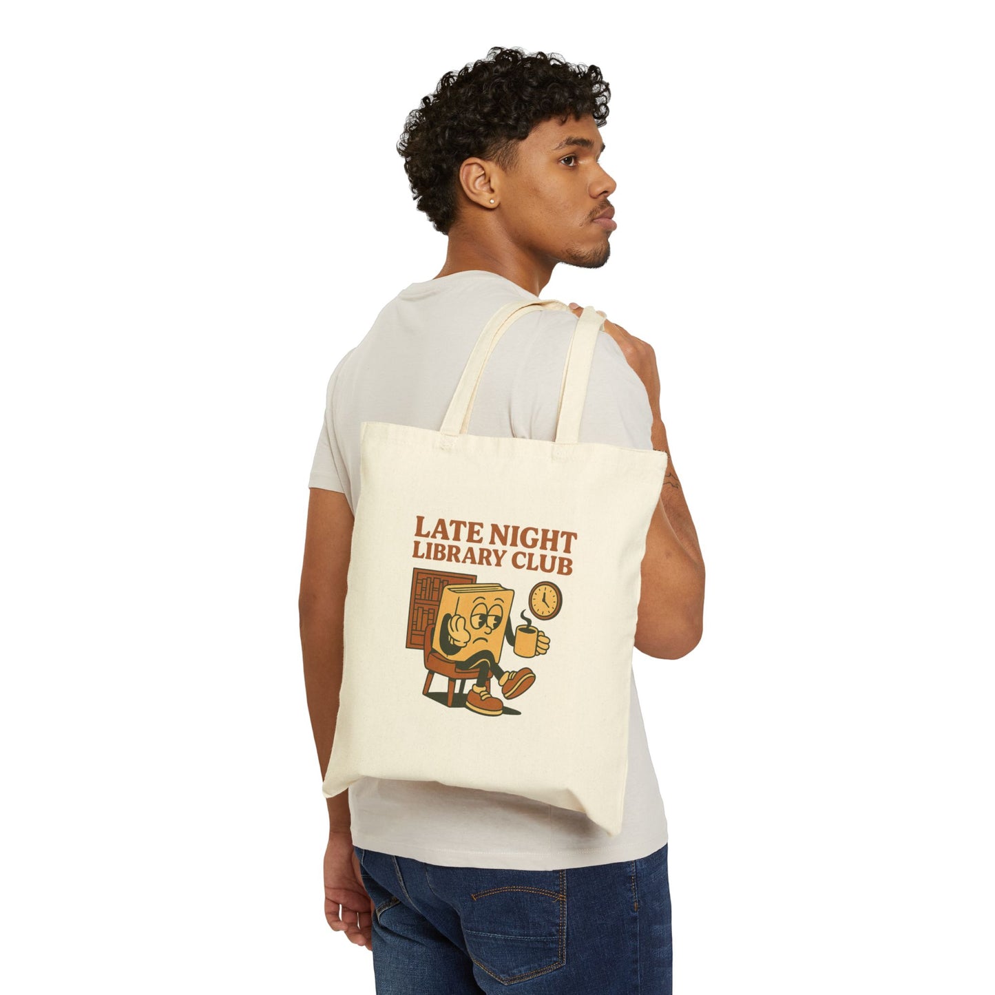 Late Night Library Club Tote Bag