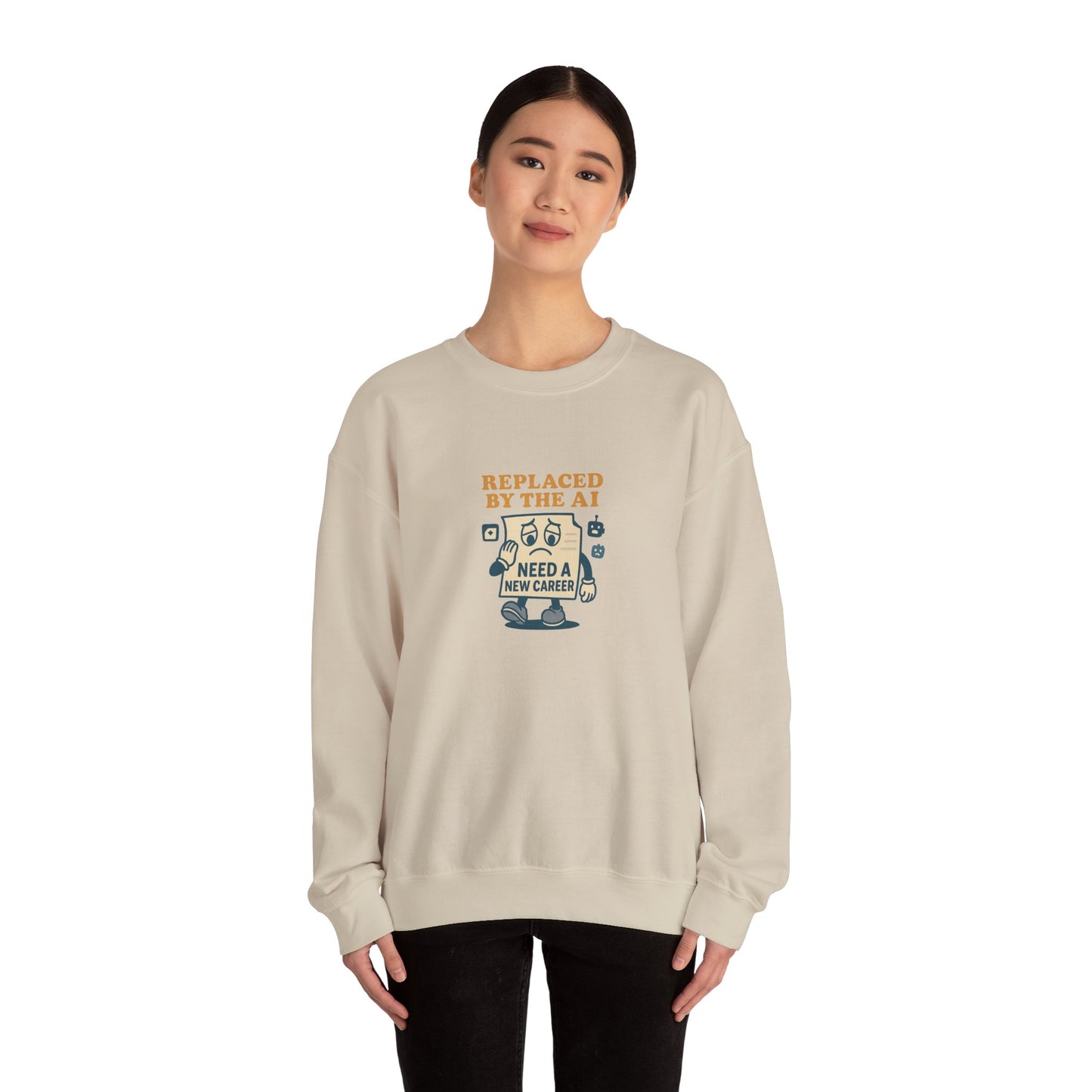 Replaced By The AI Crewneck Sweatshirt