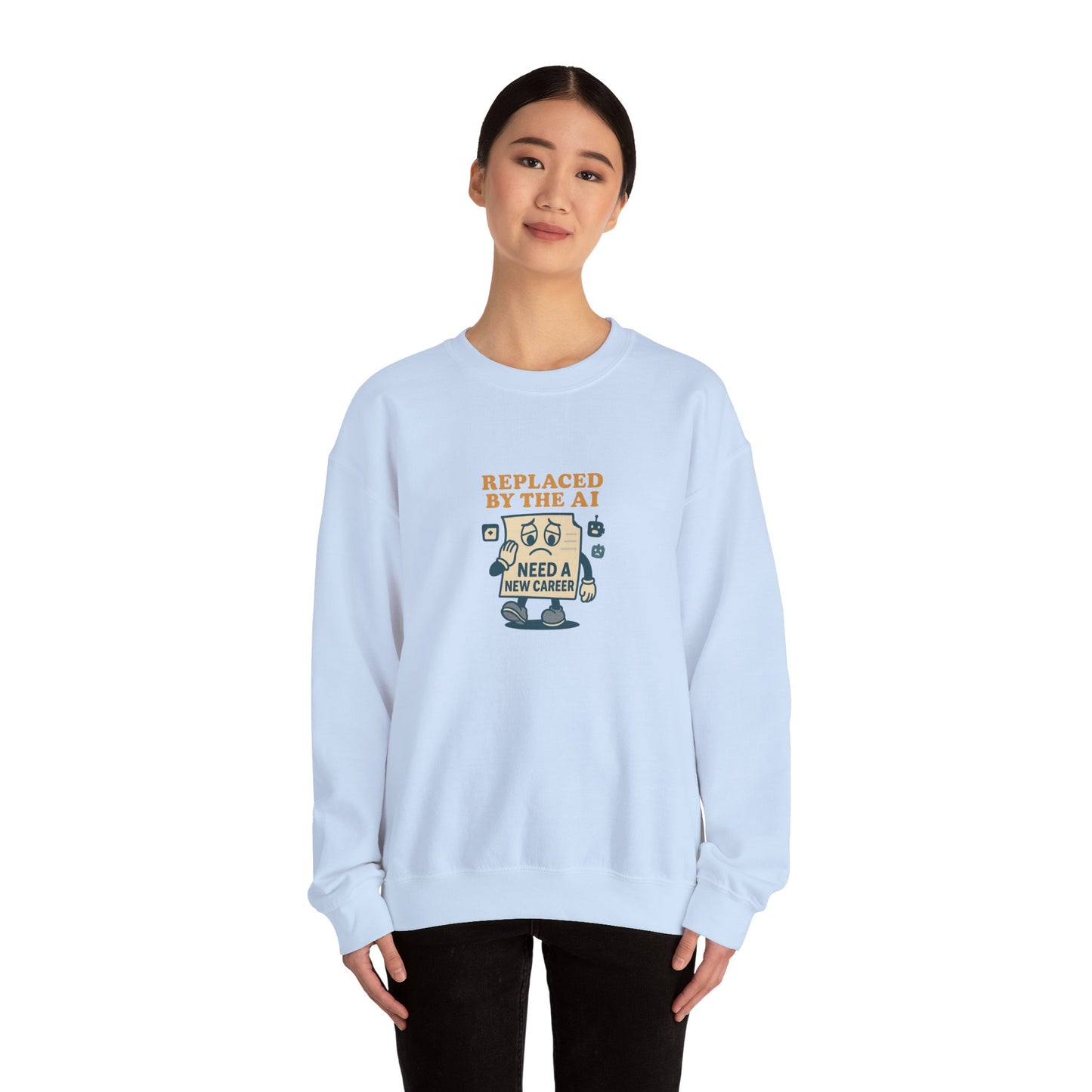Replaced By The AI Crewneck Sweatshirt