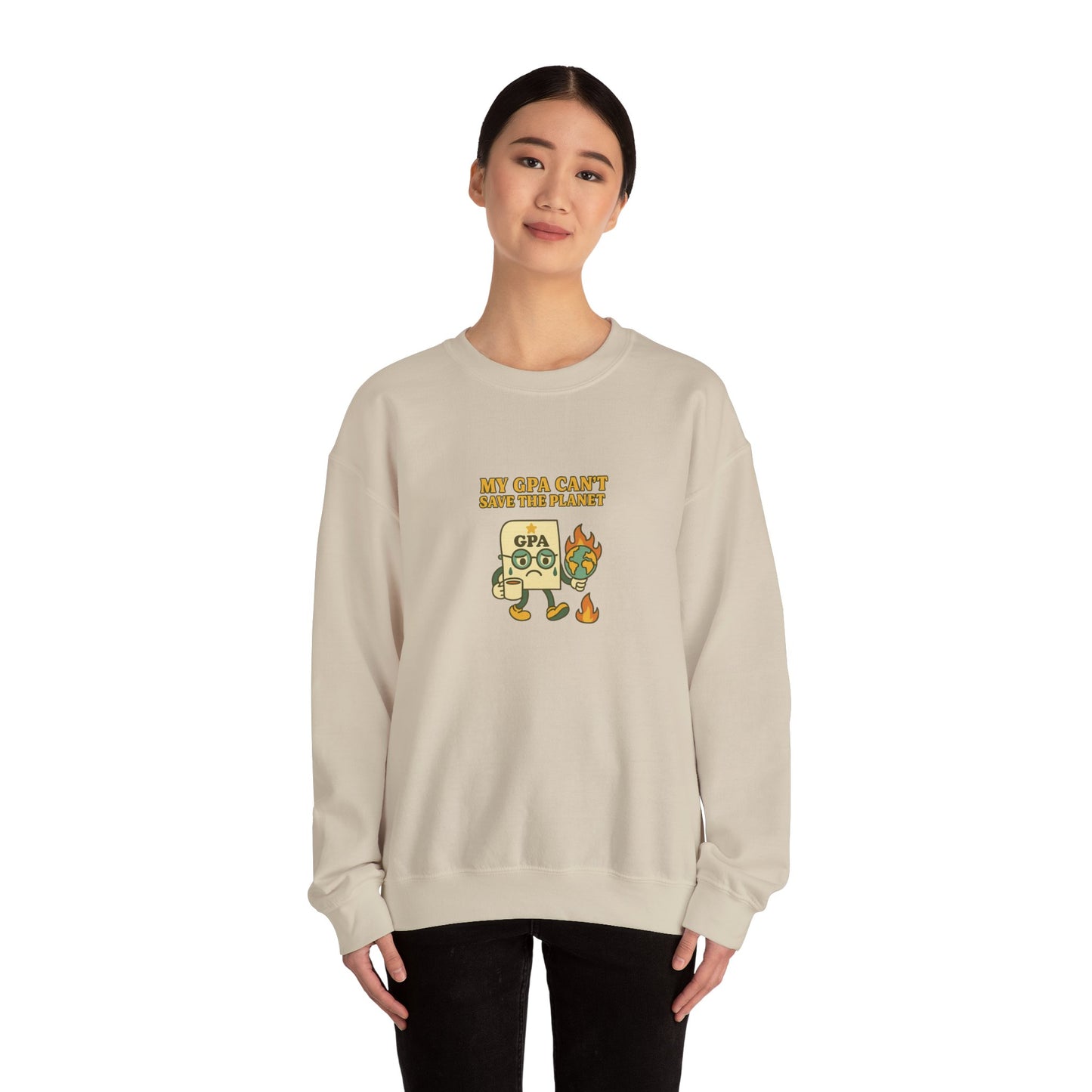 My GPA Can't Save The Planet Crewneck Sweatshirt