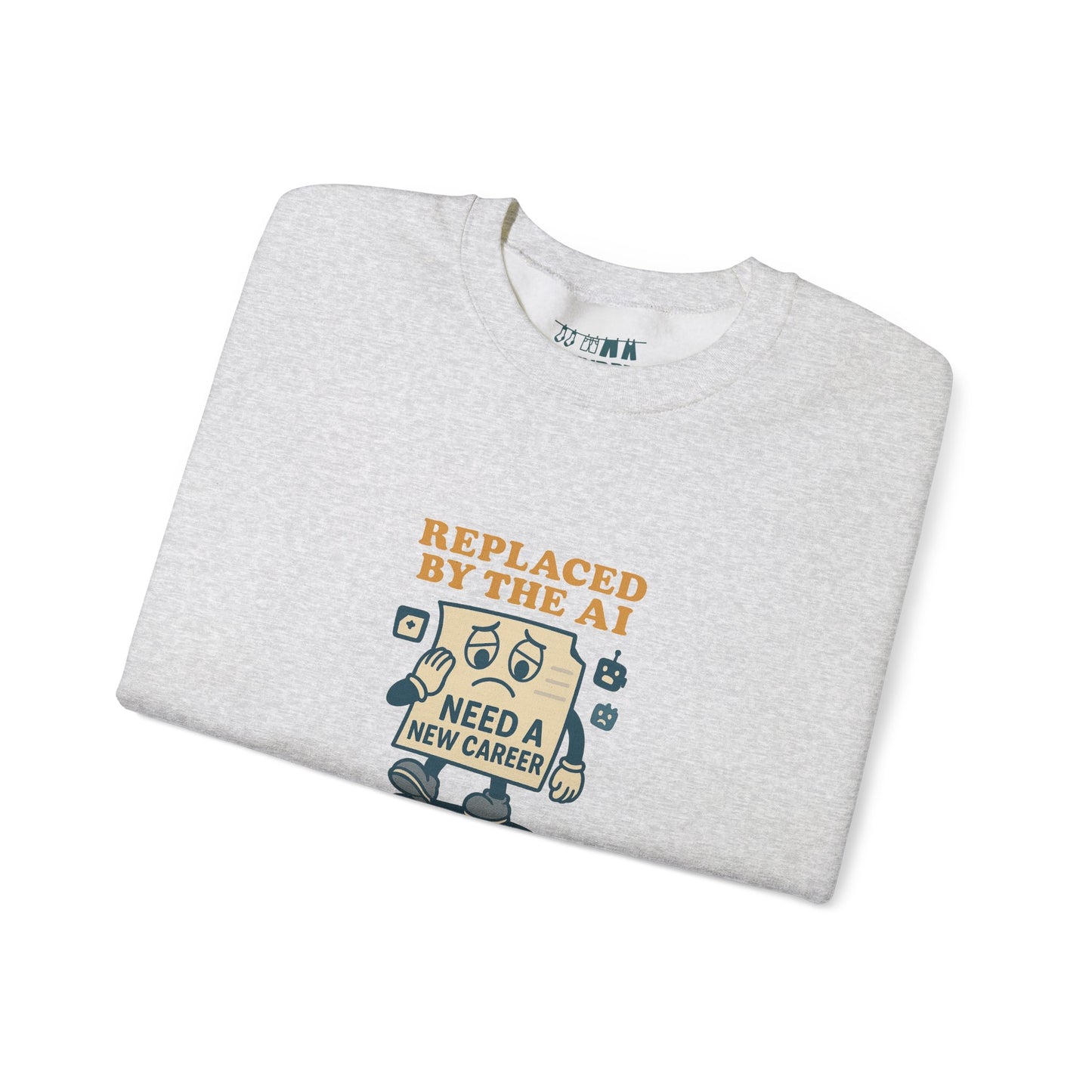 Replaced By The AI Crewneck Sweatshirt