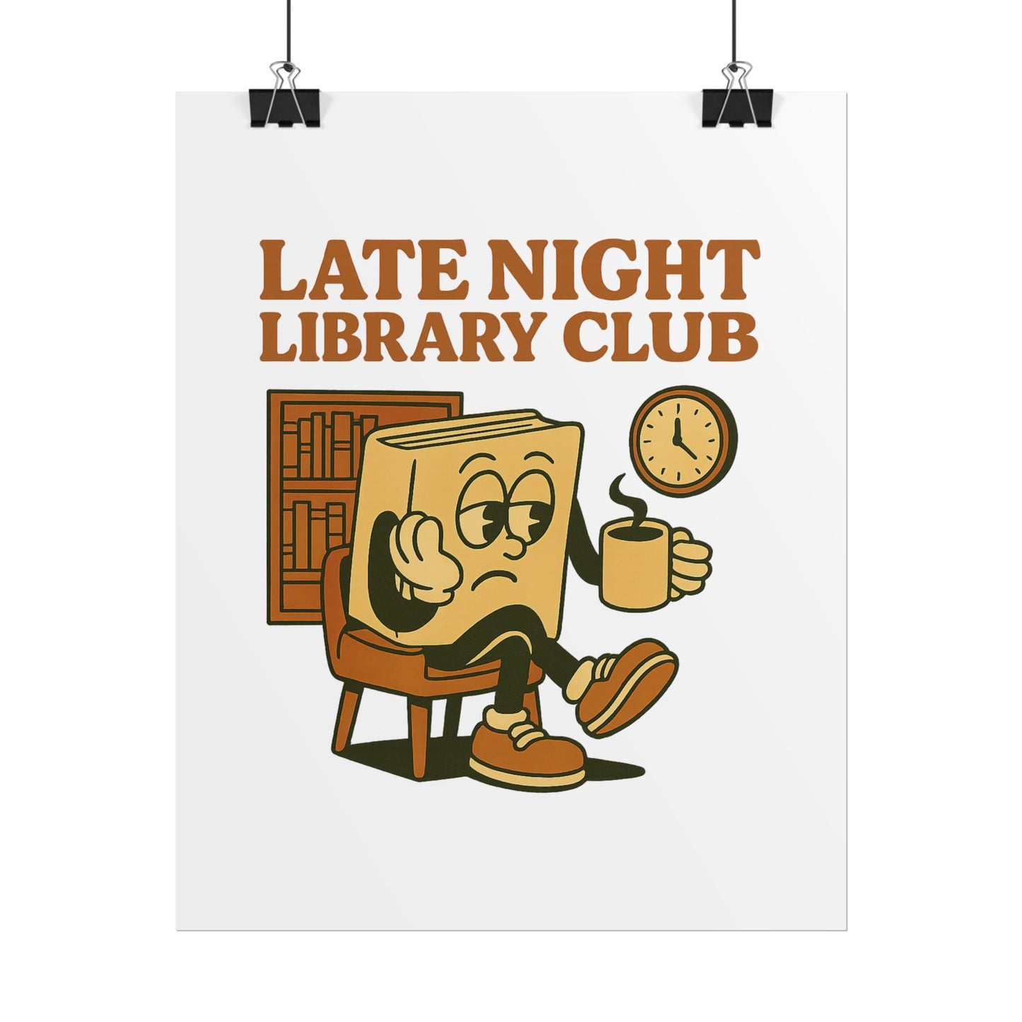 Late Night Library Club Posters