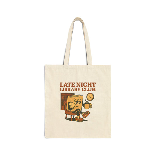 Late Night Library Club Tote Bag