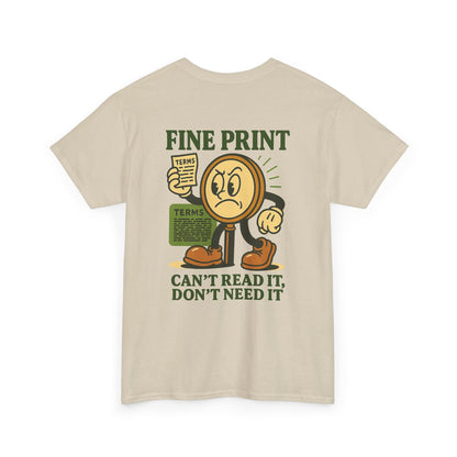 Fine Print Tee