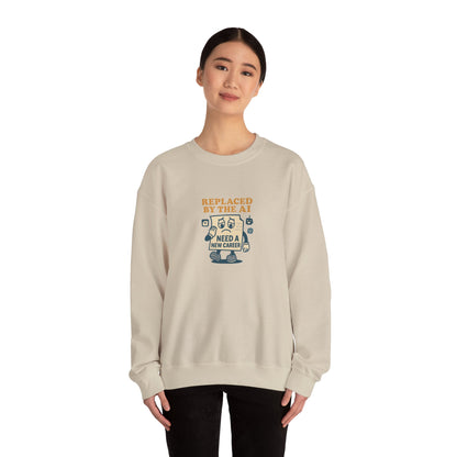 Replaced By The AI Crewneck Sweatshirt
