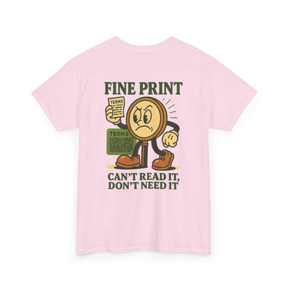 Fine Print Tee