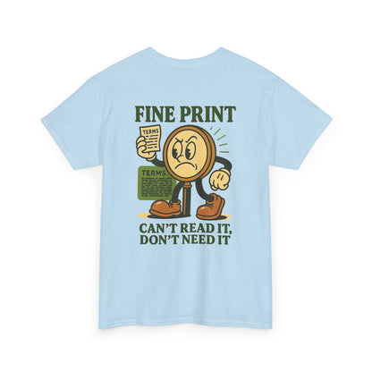 Fine Print Tee