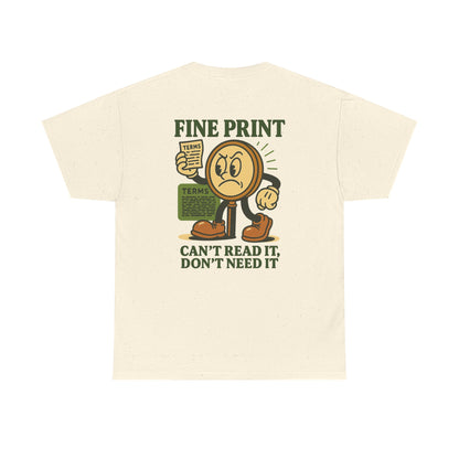 Fine Print Tee