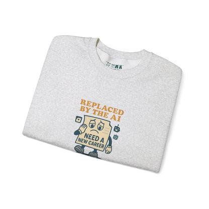 Replaced By The AI Crewneck Sweatshirt