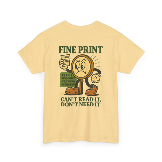 Fine Print Tee